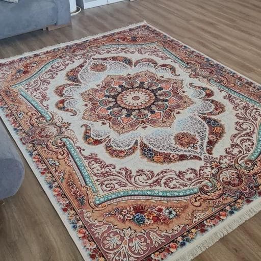 فرش چاپی مخمل هازان ترک طرح شاه نگارh566(پس کرایه) — تصویر ۶