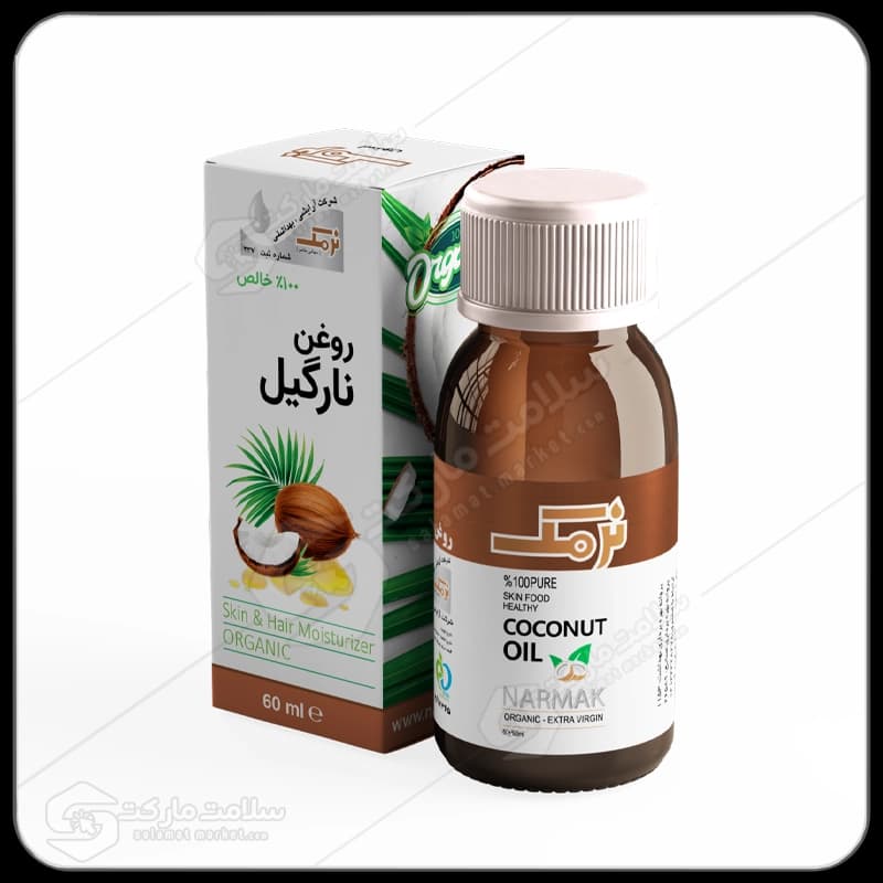 روغن نارگیل نرمک طلایی | 60 میلی لیتر