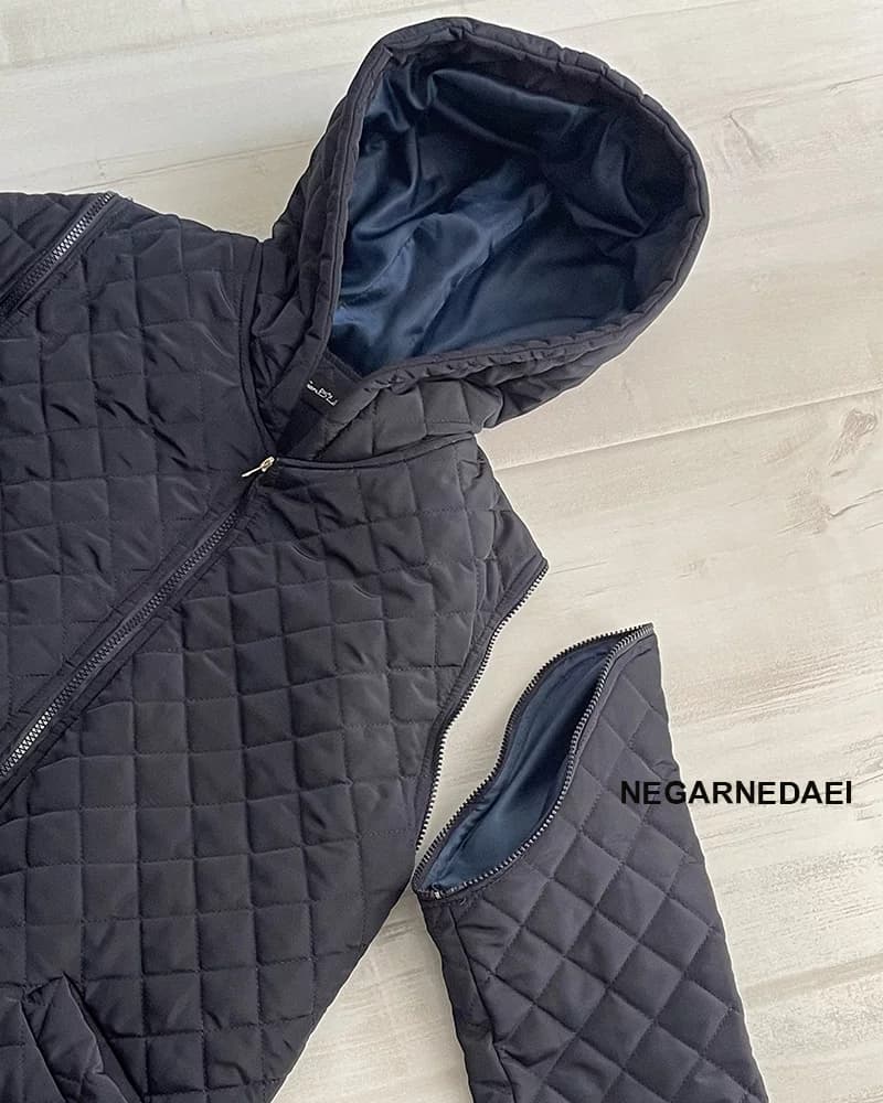 کاپشن و وست Navy Blue — تصویر ۳
