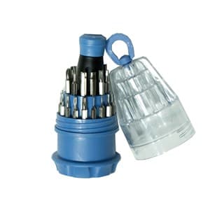 پیچ گوشتی ساعتی لیوانی31پارچه استارمکس