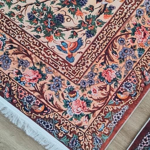 فرشینه مخمل هازان طرح زاهدان A028(پس کرایه) — تصویر ۵