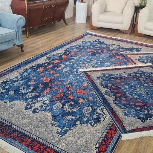 فرشینه مخمل هازان طرح زحل L508(پس کرایه)