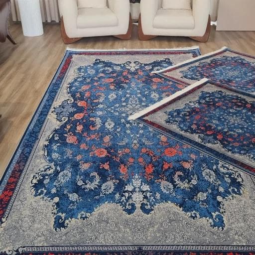 فرشینه مخمل هازان طرح زحل L508(پس کرایه) — تصویر ۴