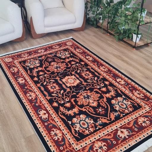 فرشینه مخمل هازان طرح گرم u107(پس کرایه) — تصویر ۴