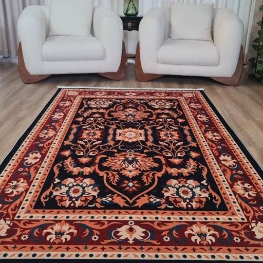 فرشینه مخمل هازان طرح گرم u107(پس کرایه) — تصویر ۲