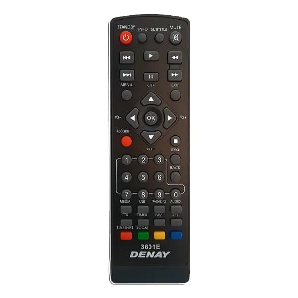 ریموت کنترل 3601 گیرنده دیجیتال دنای Denay