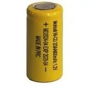 باتری شارژی 1.2 ولت سایز 2/3AA ظرفیت 600mAh برند MORICELL (موريسل) — تصویر ۲