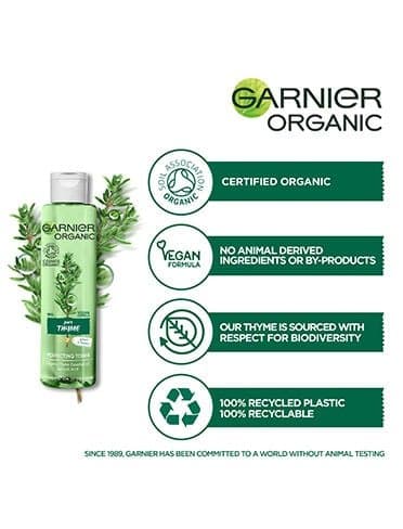 تونر ارگانیک آویشن گارنیه Garnier