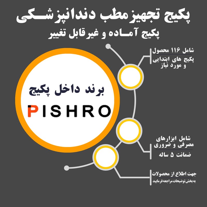 پکیج تجهیز مطب شماره ۱ پیشرودنت — تصویر ۲