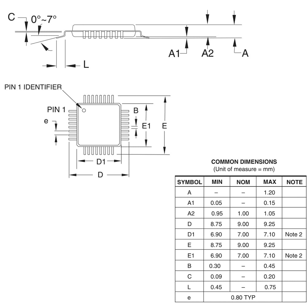 یکروکنترلر ATMEGA48PA-AU (پکیج SMD) — تصویر ۴