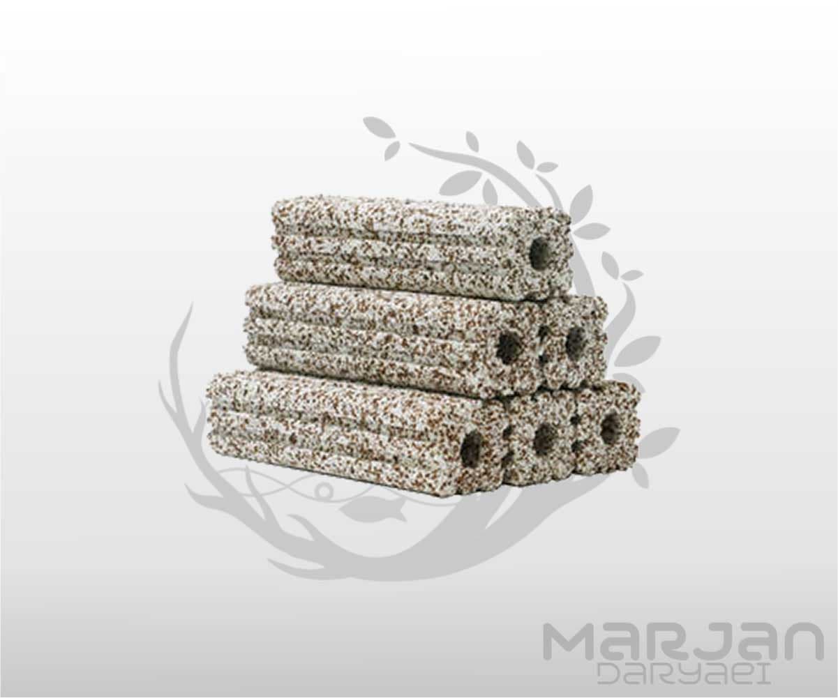 بلوک مدیا شمشی آکواریوم شیاردار
