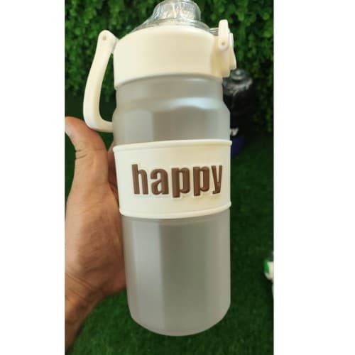 قمقمه 700 میلی لیتری دسته دار دور سیلیکونی Happy — تصویر ۶