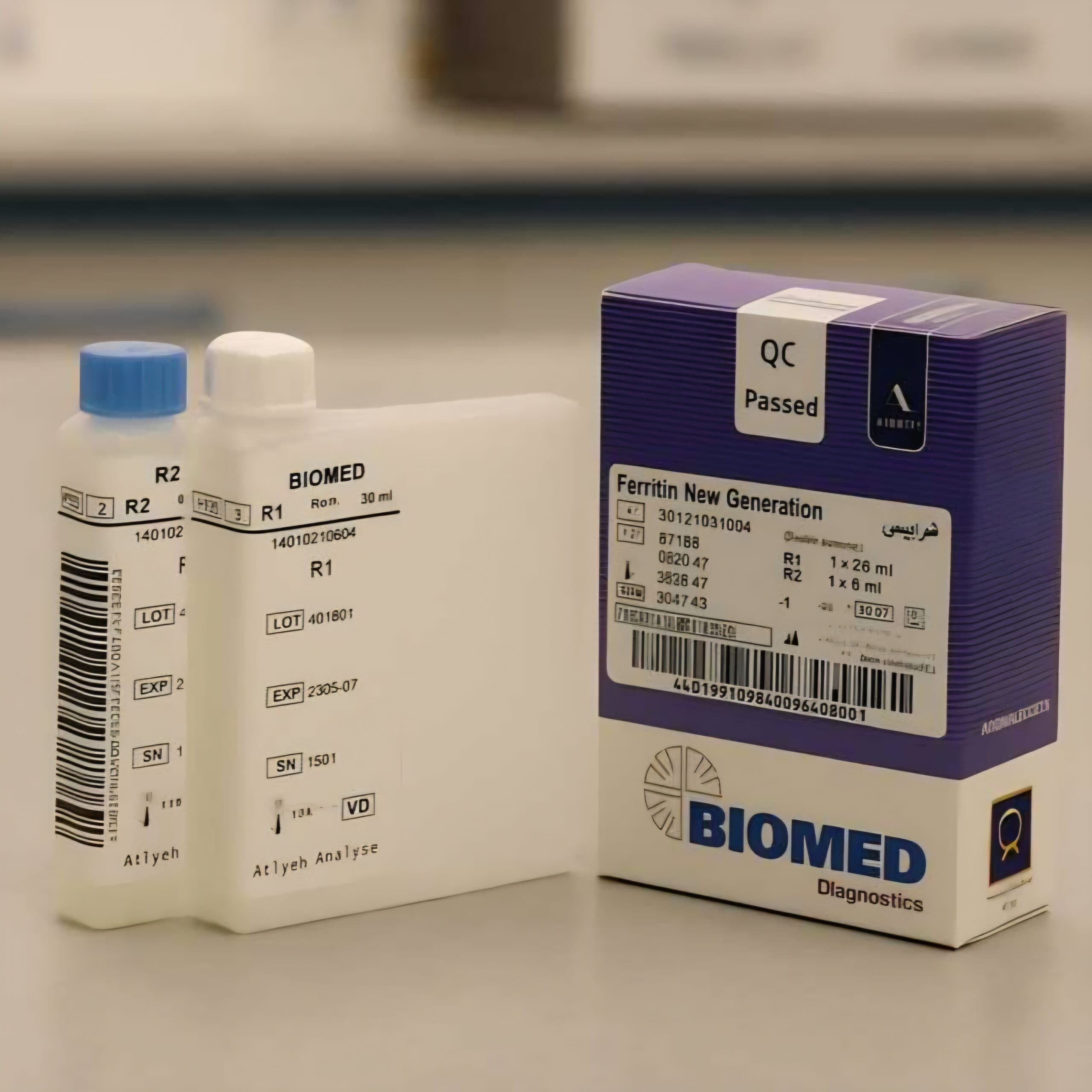 کیت بیوشیمی FERRITIN برند BIOMED