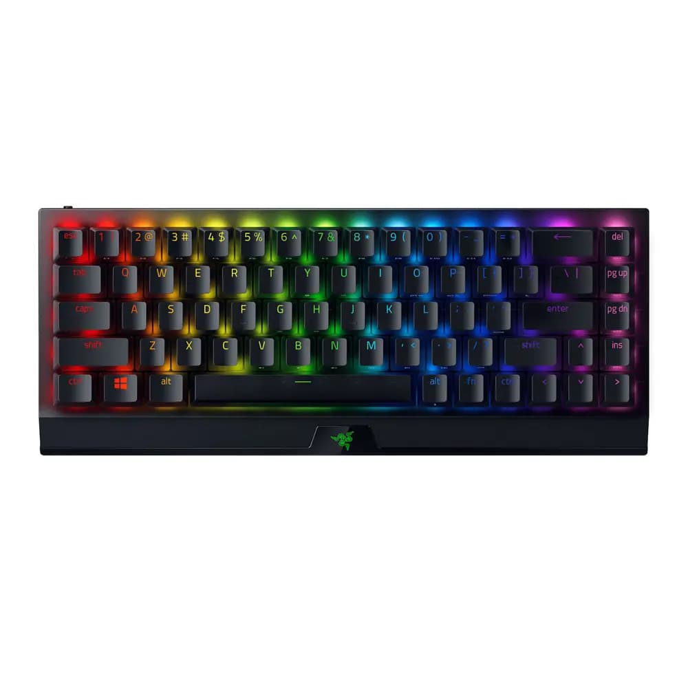 کیبورد بی سیم گیمینگ ریزر مدل BLACKWIDOW V3 MINI HYPERSPEED – Green Switch