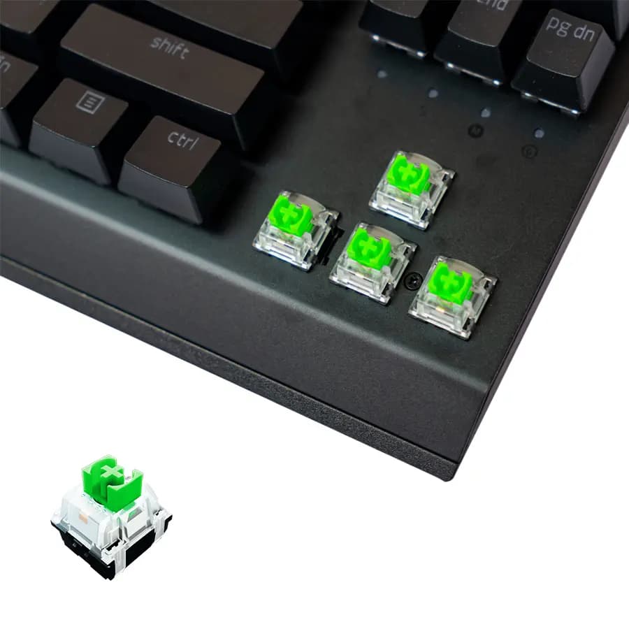 کیبورد بی سیم گیمینگ ریزر مدل BLACKWIDOW V3 MINI HYPERSPEED – Green Switch — تصویر ۶