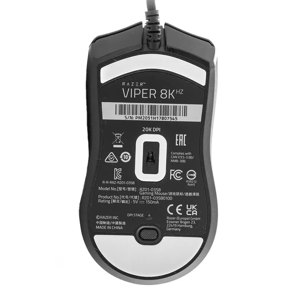 ماوس گیمینگ ریزر مدل VIPER 8KHz — تصویر ۶