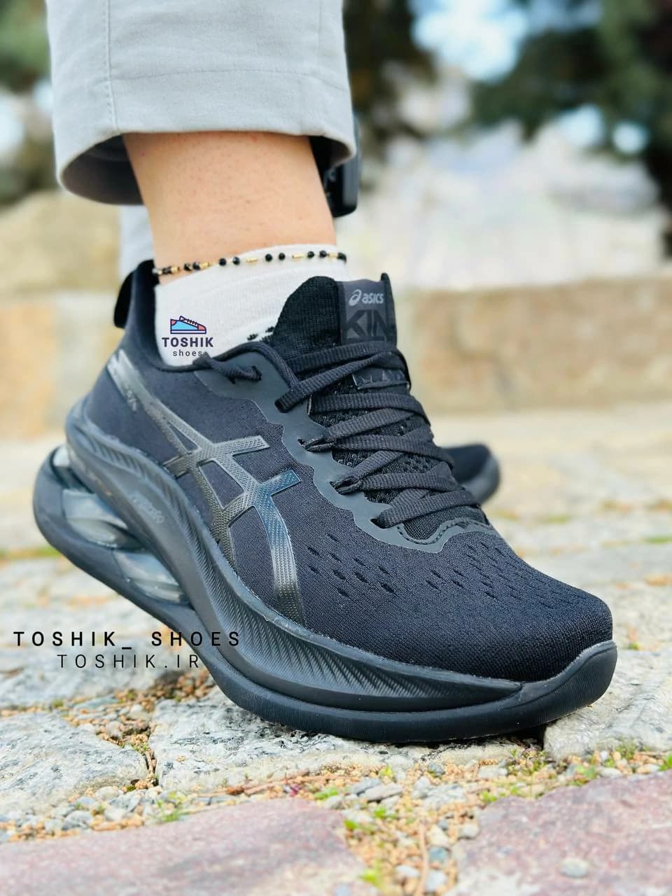 کفش اسیکس ژل کینسی مکس Asics GEL-KINSEI MAX مشکی — تصویر ۲