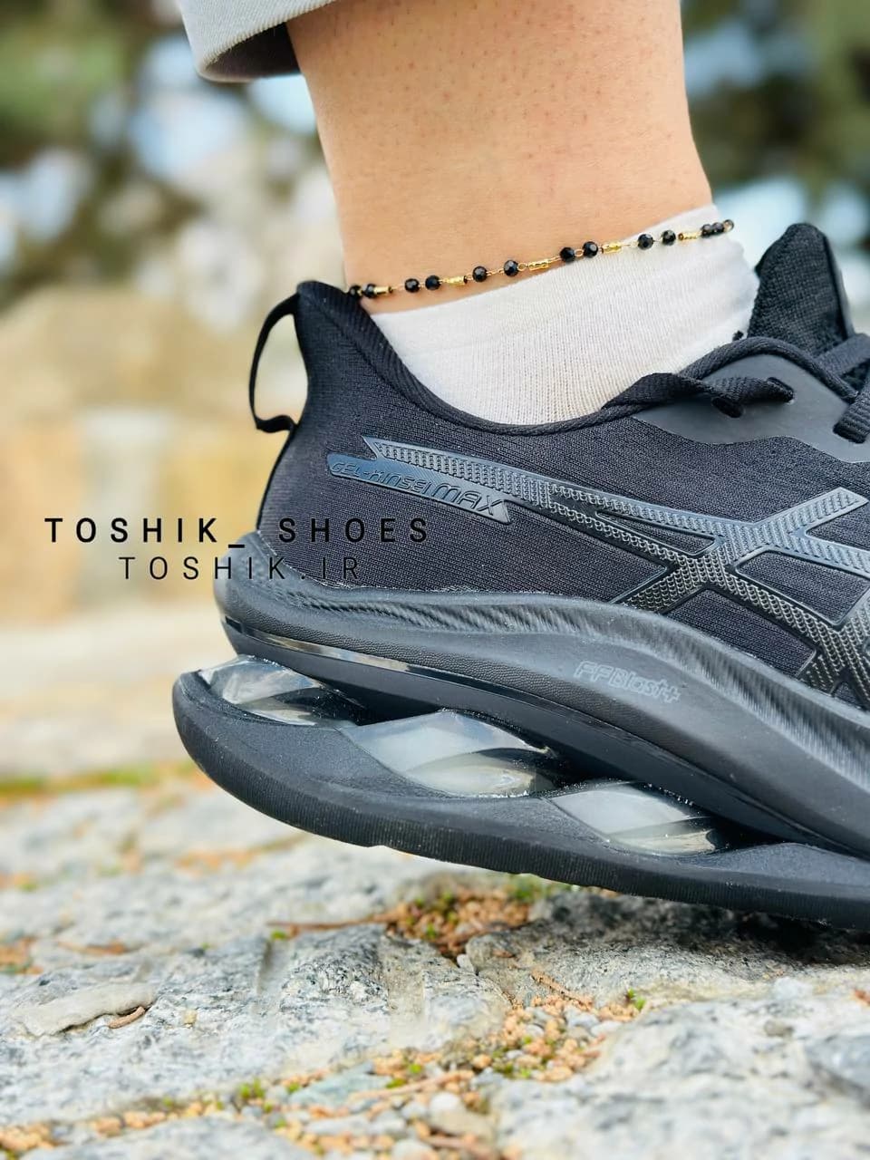 کفش اسیکس ژل کینسی مکس Asics GEL-KINSEI MAX مشکی — تصویر ۵