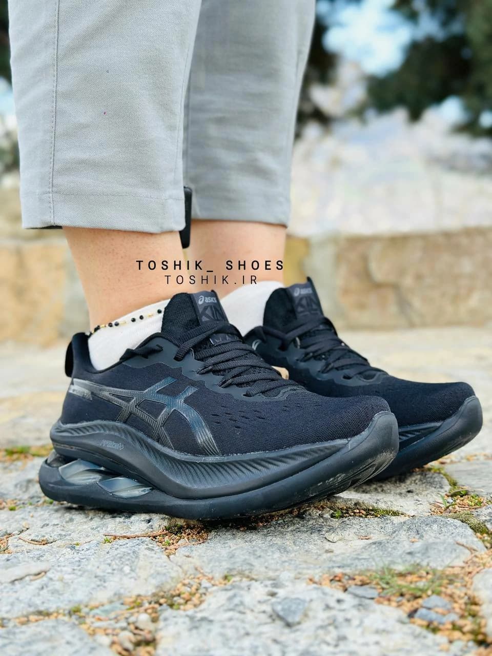 کفش اسیکس ژل کینسی مکس Asics GEL-KINSEI MAX مشکی — تصویر ۴