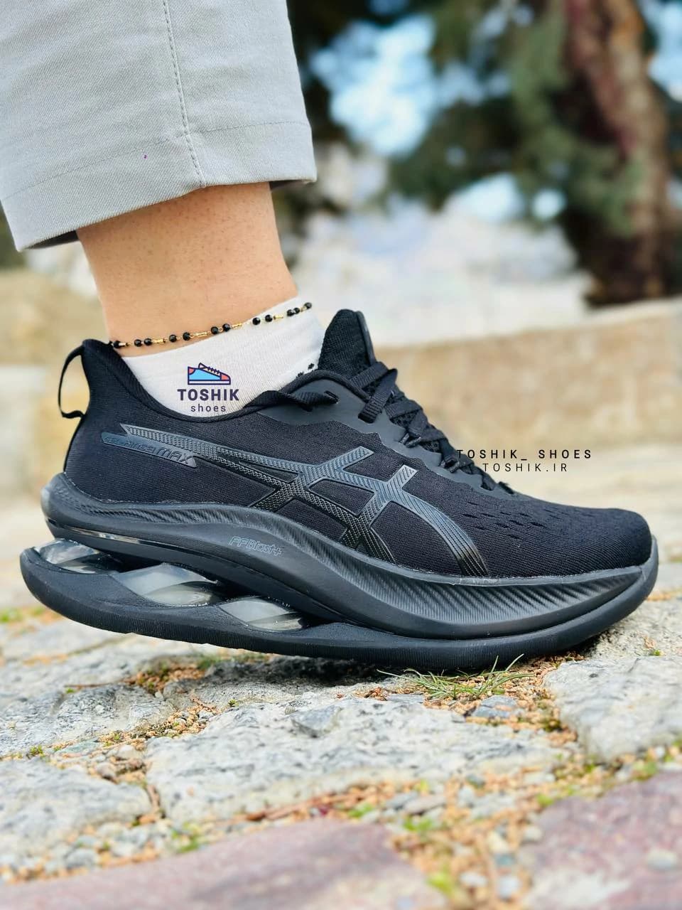 کفش اسیکس ژل کینسی مکس Asics GEL-KINSEI MAX مشکی — تصویر ۸
