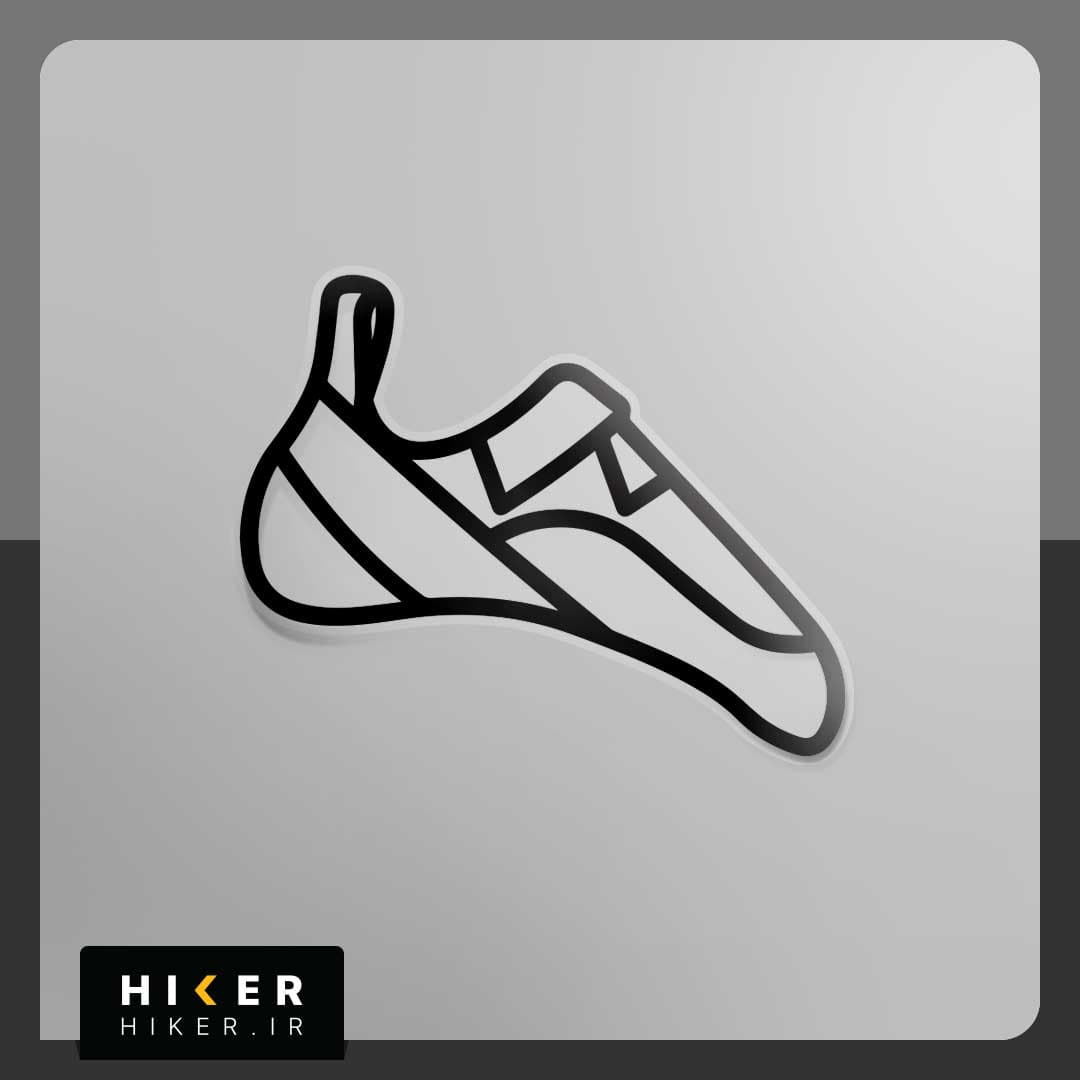 استیکر شفاف ۰۳۷۴ (کفش سنگنوردی)