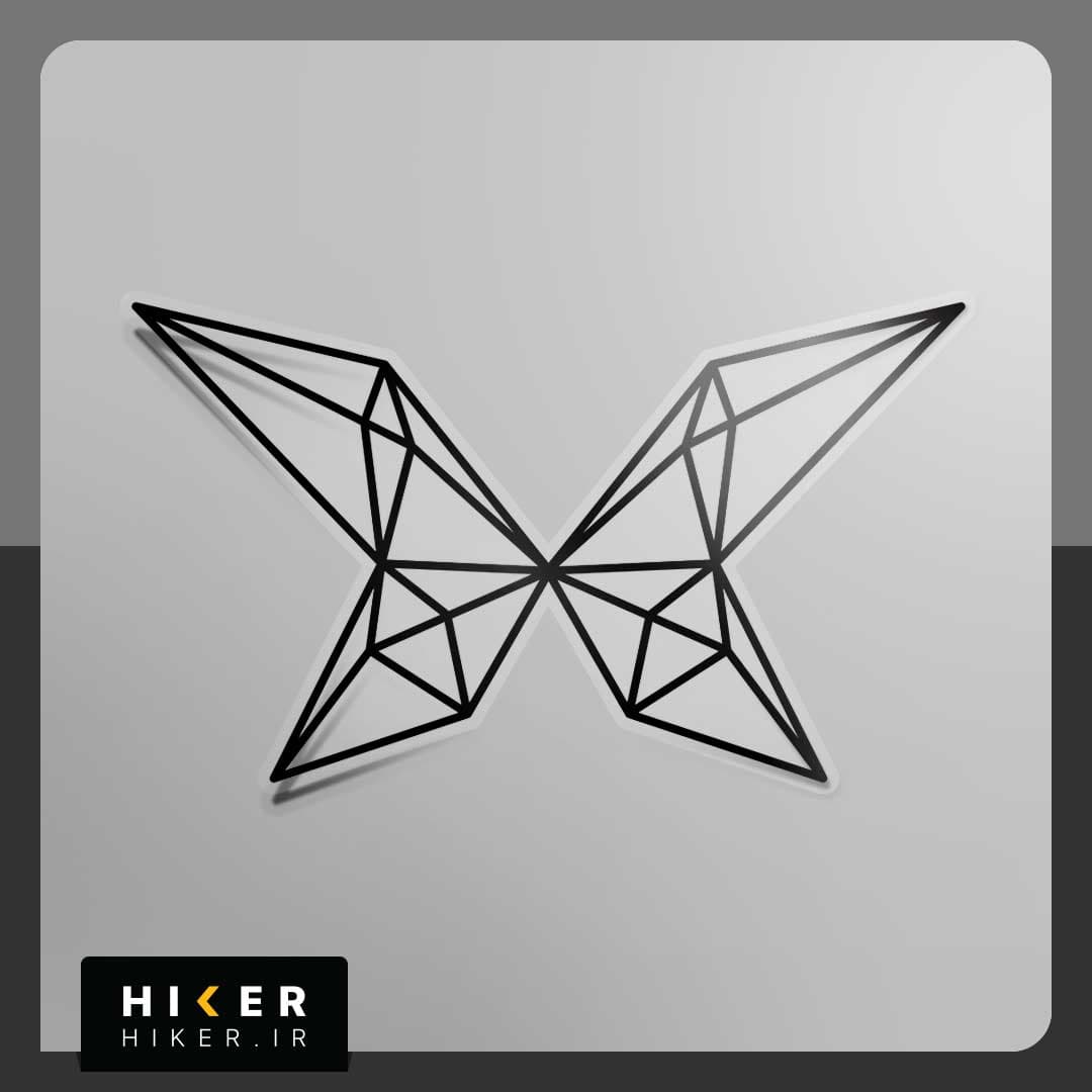 استیکر شفاف ۰۳۷۰ (پروانه)