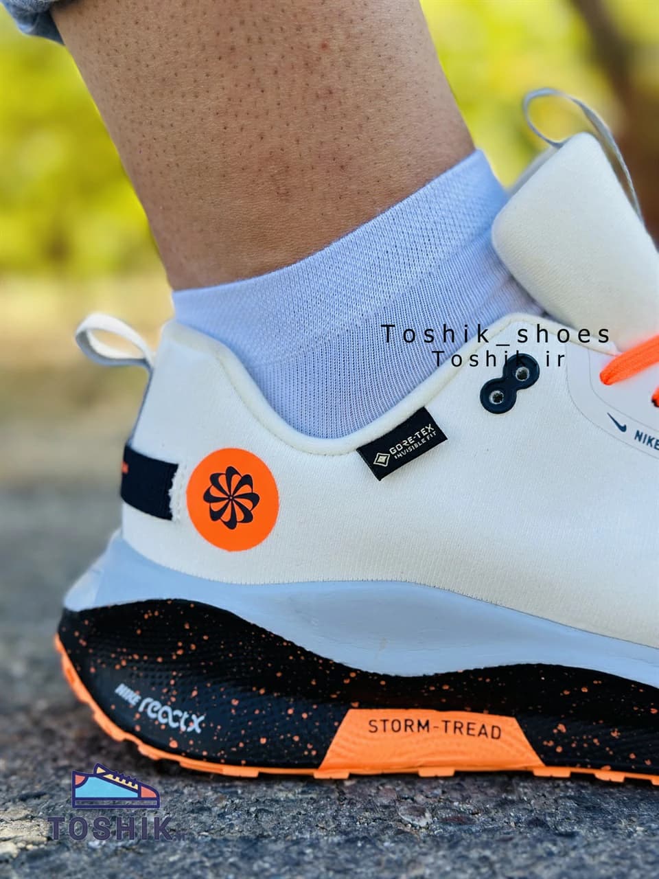 کفش نایک مدل اینفینیتی ران 4 – Infinity Run 4 Gtx گورتکس رنگ کرم — تصویر ۲