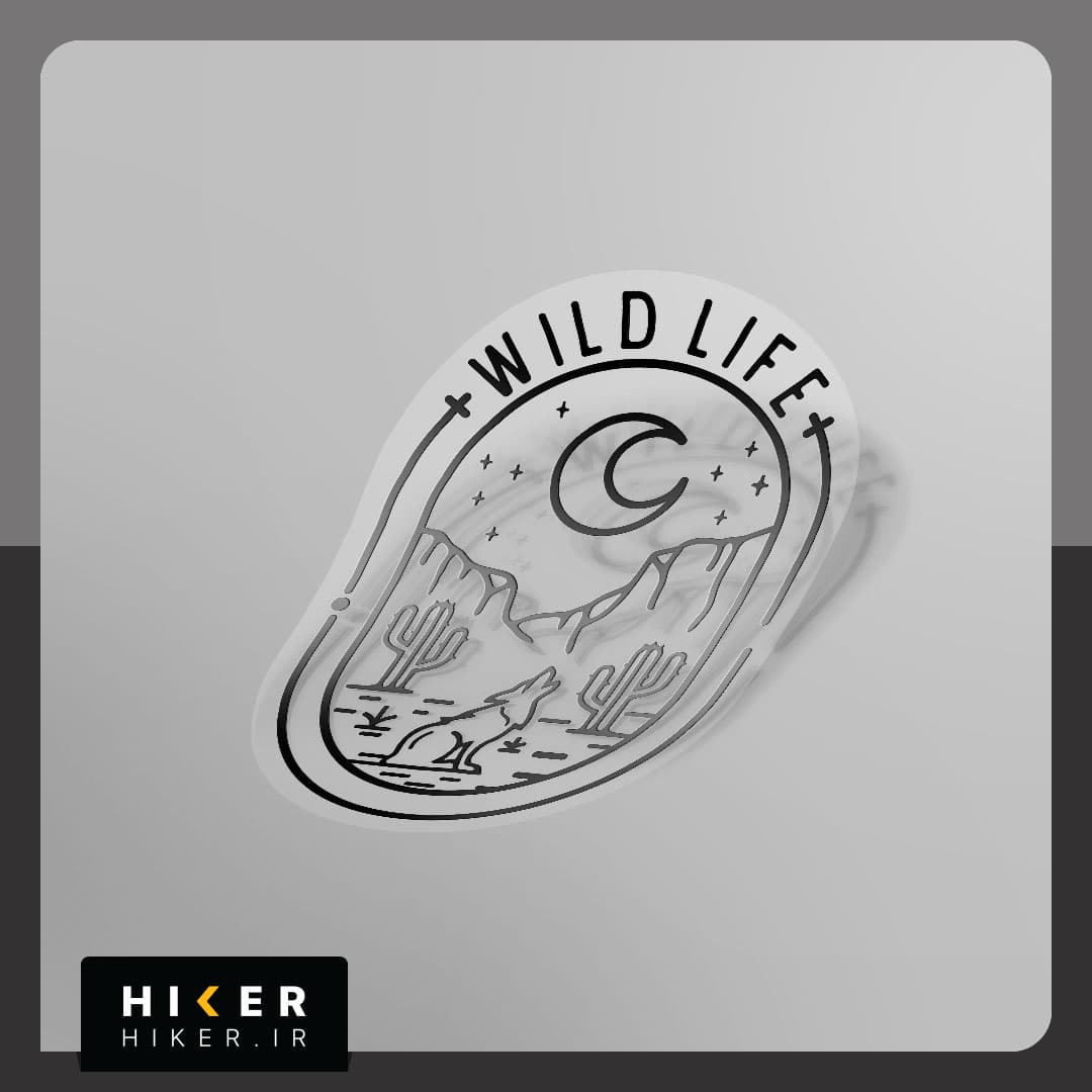 استیکر شفاف ۰۳۴۷ (wild life) — تصویر ۵
