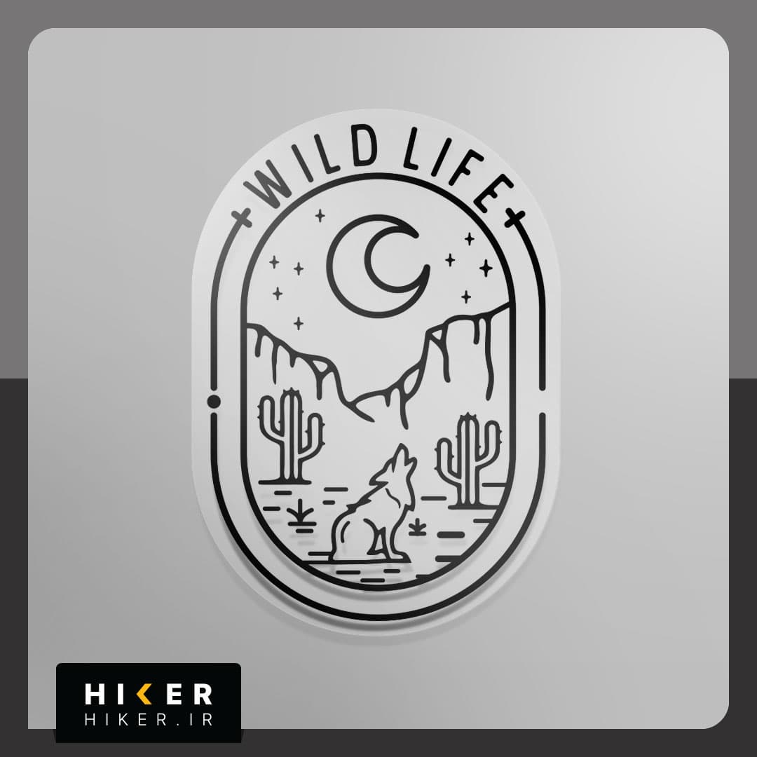 استیکر شفاف ۰۳۴۷ (wild life)
