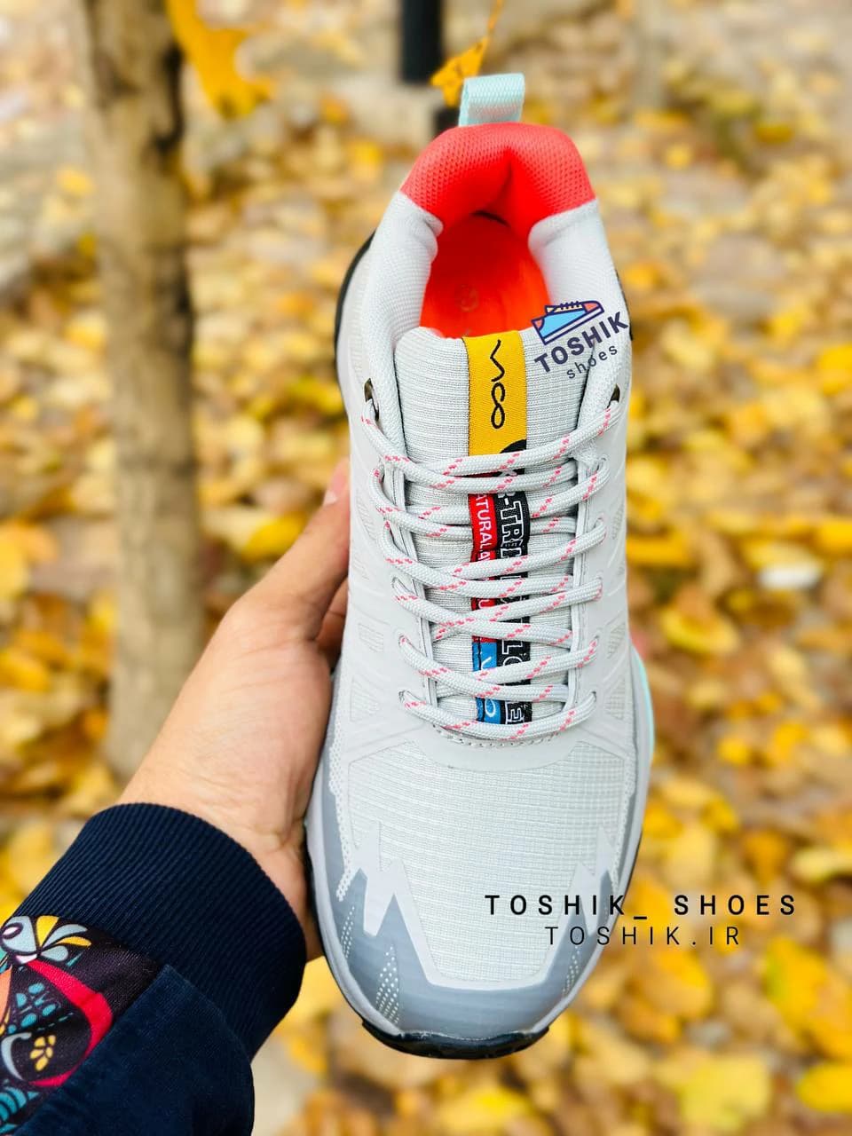 کتونی دخترانه ویکو مدل R3139 طوسی سفید — تصویر ۴