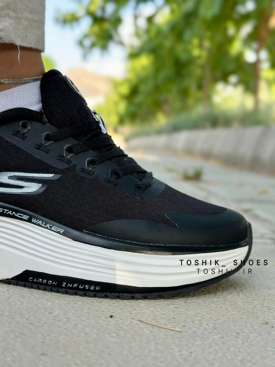 کتونی اسکیچرز DISTANCE WALKER 2023 – 4 رنگ مشکی — تصویر ۶