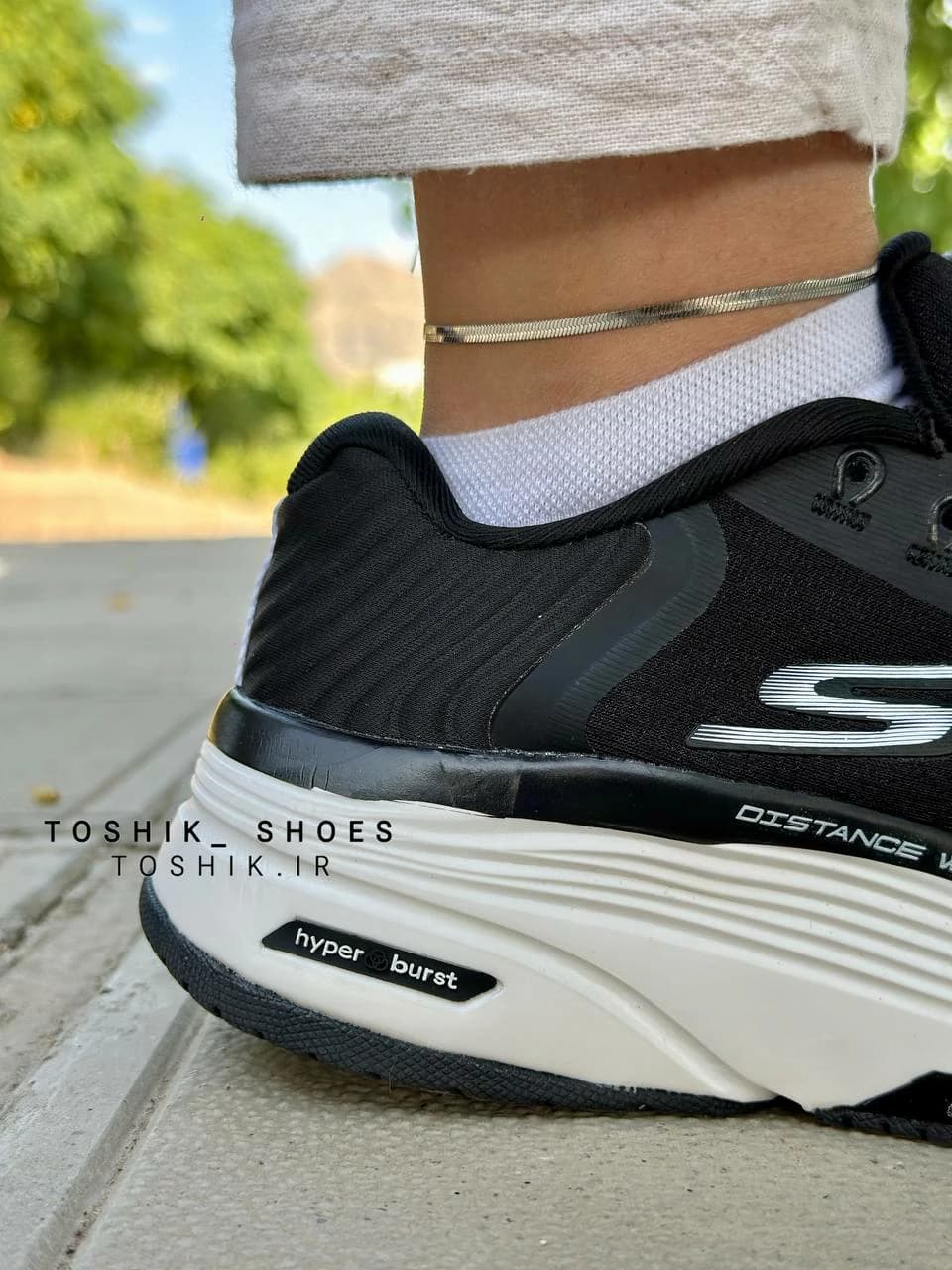 کتونی اسکیچرز DISTANCE WALKER 2023 – 4 رنگ مشکی — تصویر ۸