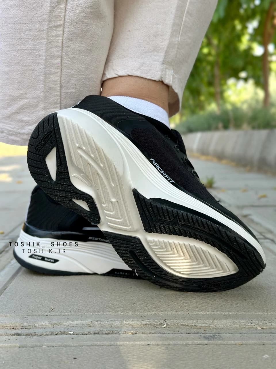 کتونی اسکیچرز DISTANCE WALKER 2023 – 4 رنگ مشکی — تصویر ۷