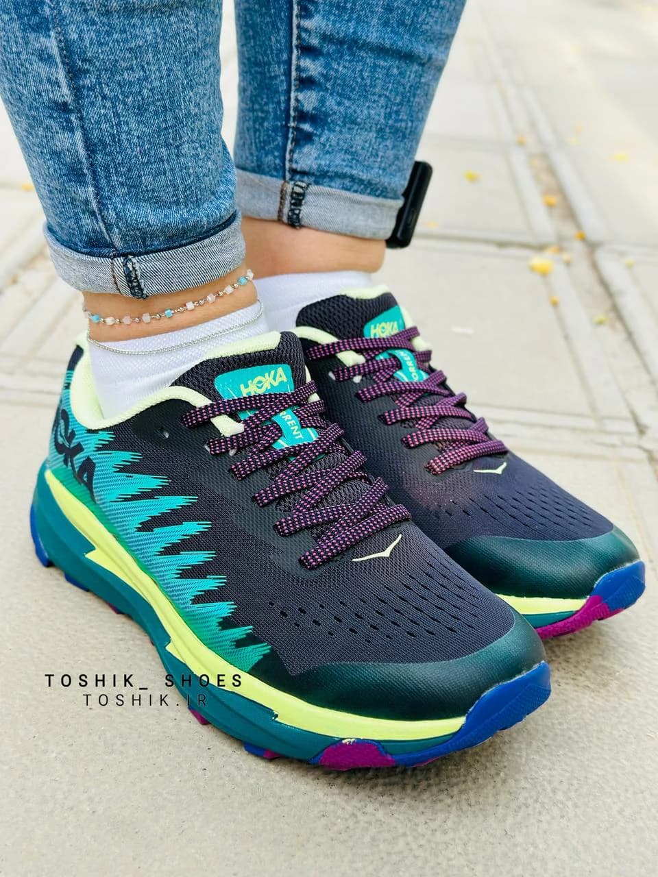 هوکا مدل تورنت 2 – Hoka torrent 2 سرمه ای — تصویر ۴