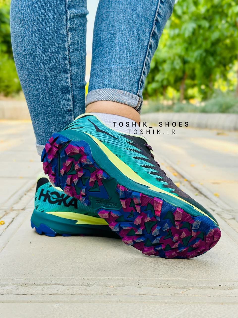 هوکا مدل تورنت 2 – Hoka torrent 2 سرمه ای — تصویر ۳