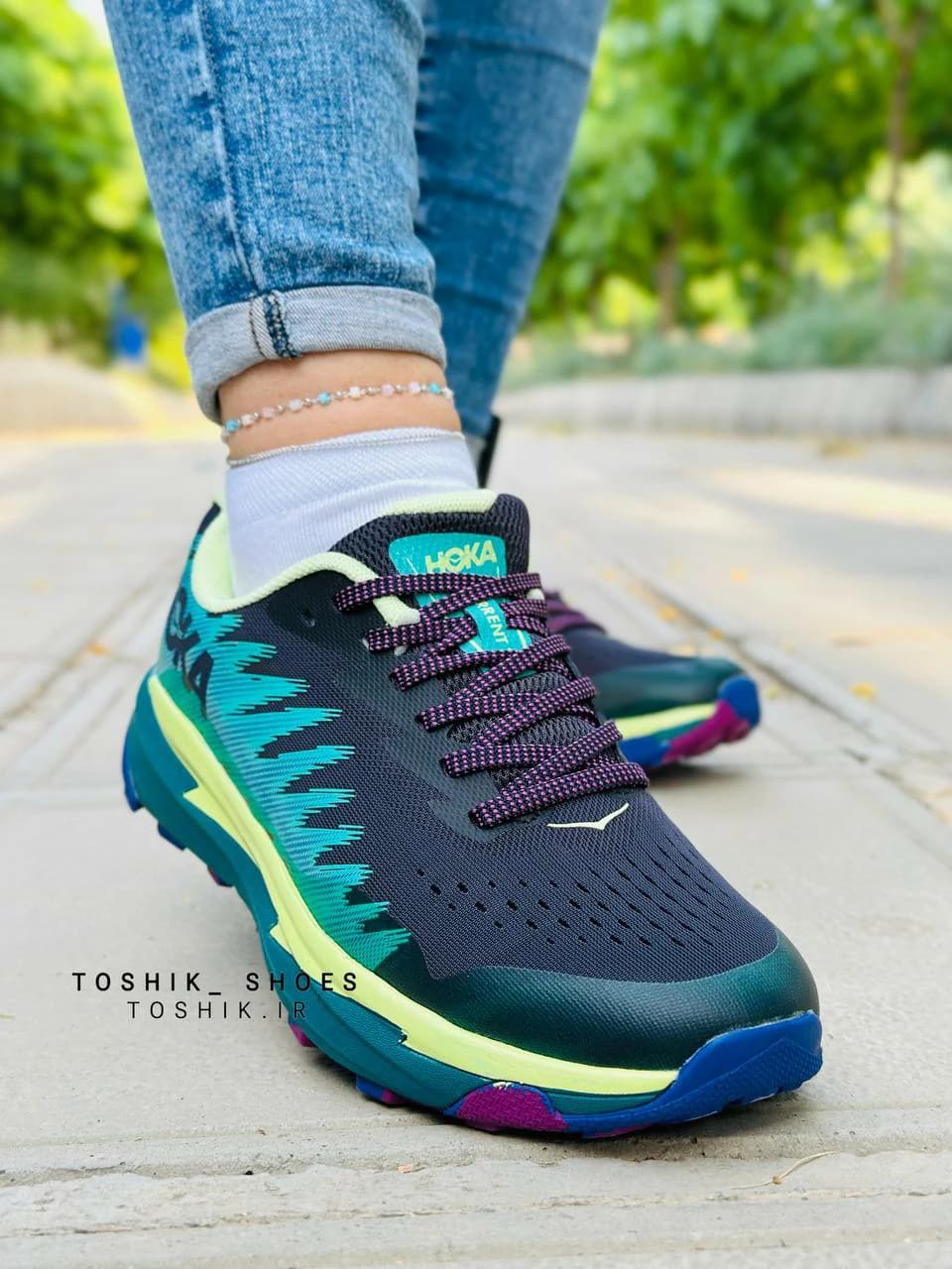 هوکا مدل تورنت 2 – Hoka torrent 2 سرمه ای — تصویر ۶