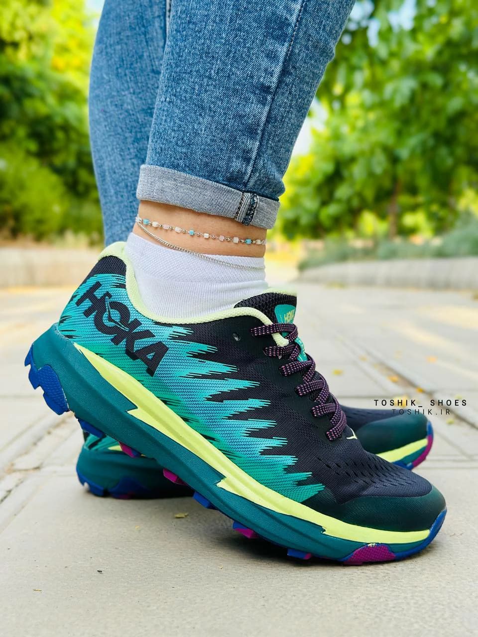 هوکا مدل تورنت 2 – Hoka torrent 2 سرمه ای — تصویر ۲