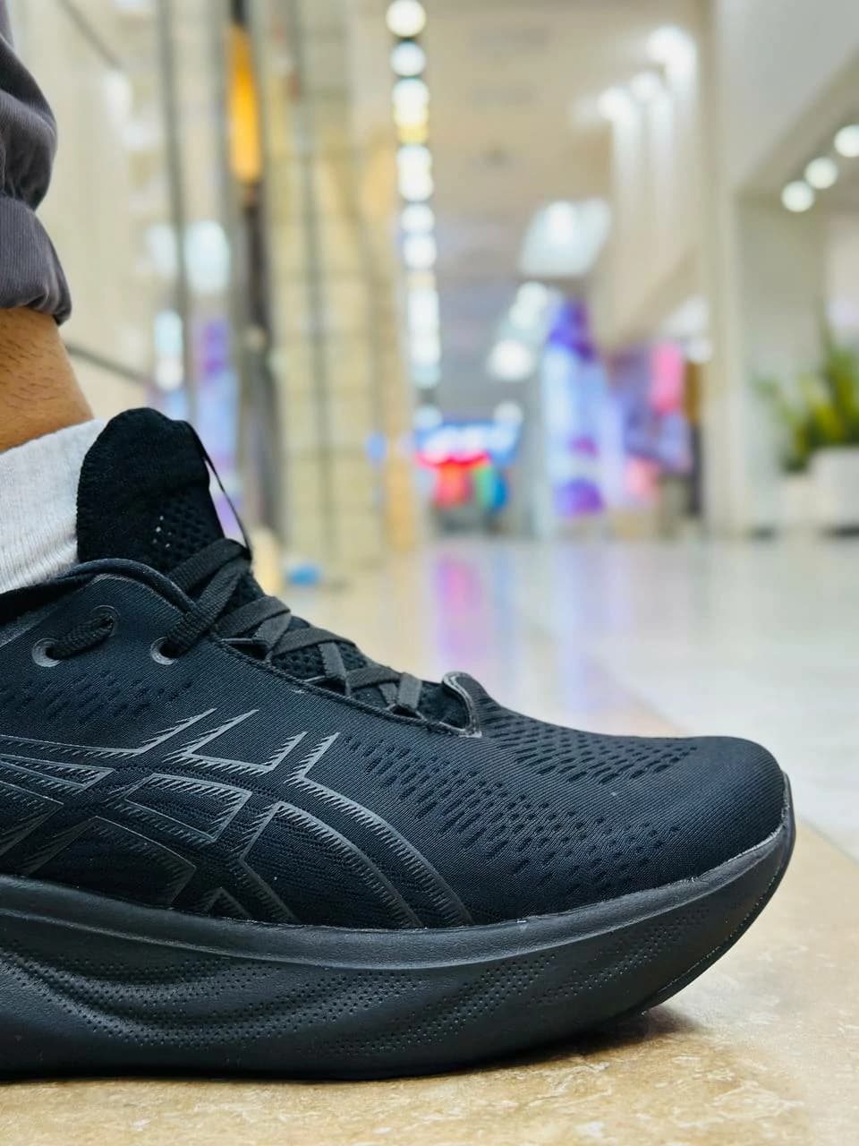 کتونی اسیکس مدل نیمباس 25 – GEL _ NUMBUS 25 تمام مشکی — تصویر ۶