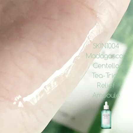 آمپول سنتلا ماداگاسکار تسکین دهنده چای تریکا اسکین 1004 Skin1004 Madagascar Centella Tea-Trica Relief Ampoule — تصویر ۳