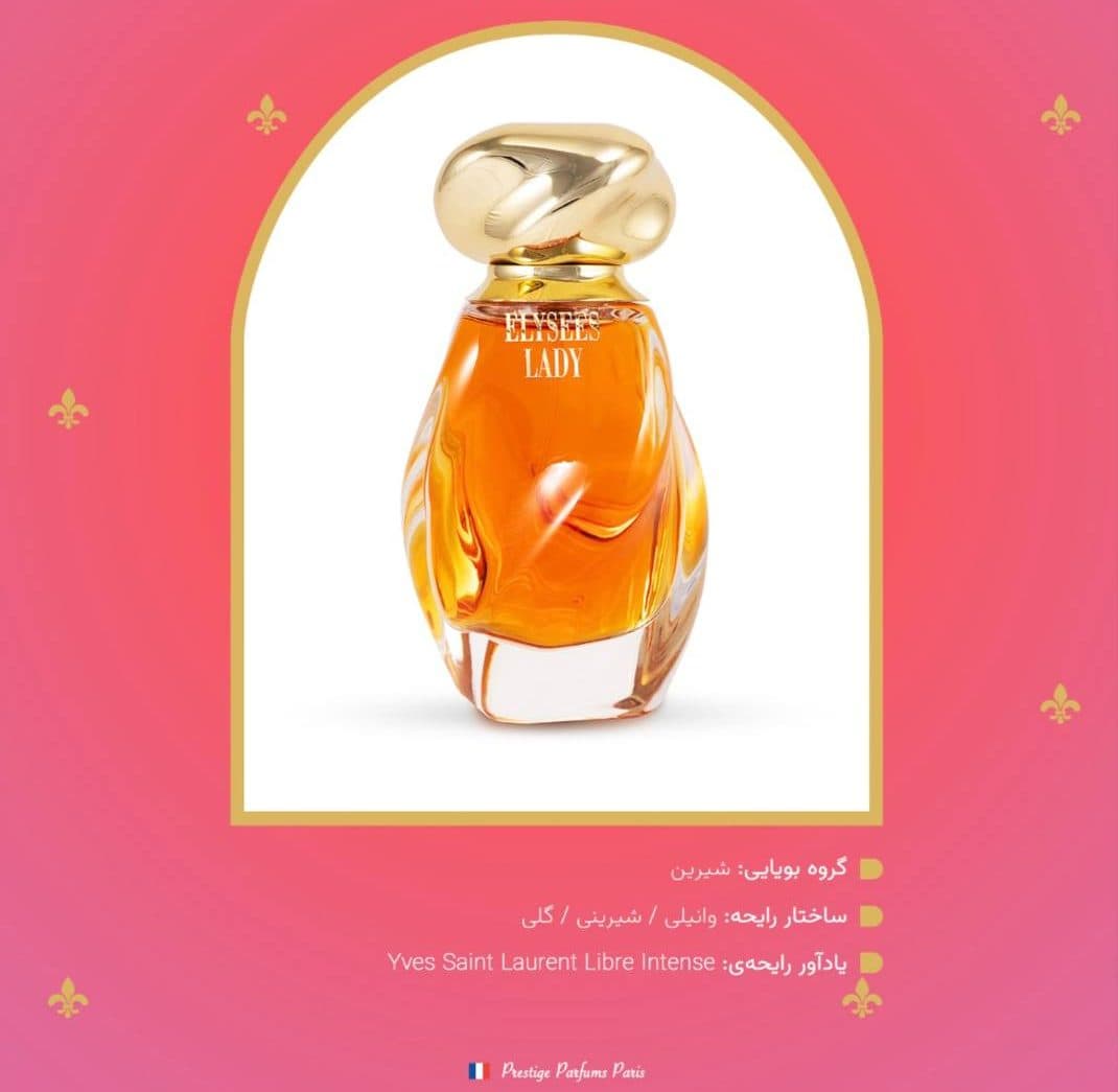 عطر زنانه الیزه لیدی | Elysees Lady | ادوپرفیوم 100 میل