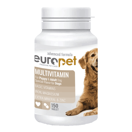 قرص مولتی ویتامین سگ یوروپت – Europet Multivitamin Tablet for Dogs