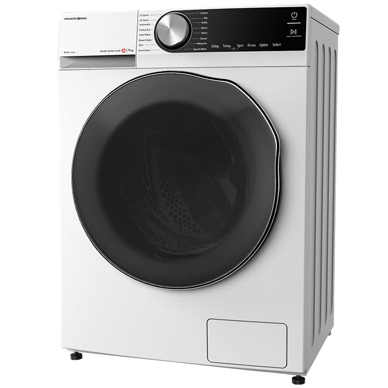 ماشین لباسشویی پاکشوما 9 کیلویی مدل BWF-40127 اینوکس(U9) — تصویر ۲