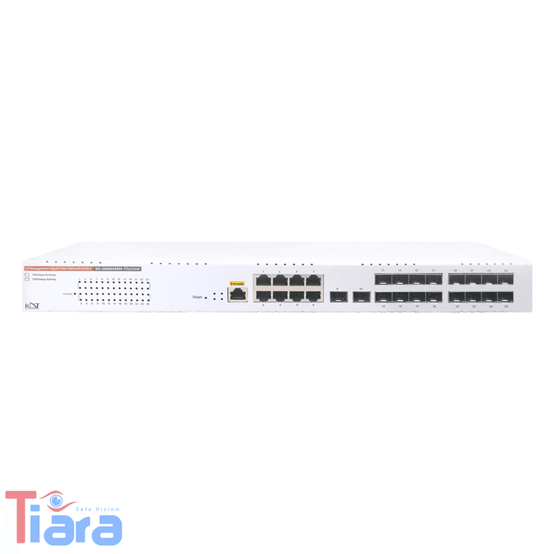 سوئیچ شبکه 26 پورت کی دی تی مدل KDT KC-2600H4SM