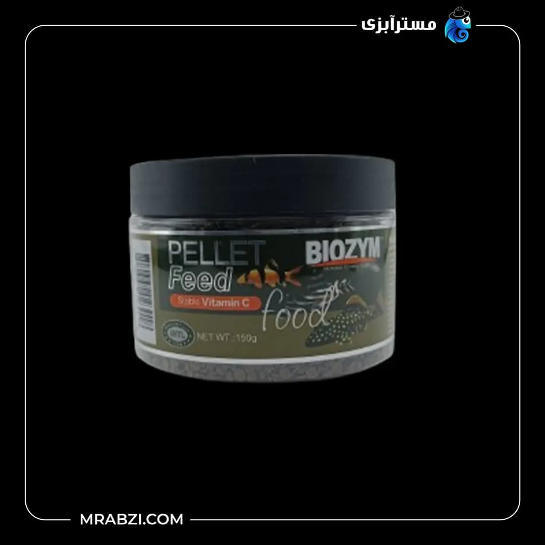 غذای پلت تخصصی ماهیان کف‌خوار بایوزیم (150 گرم) کد BD3202