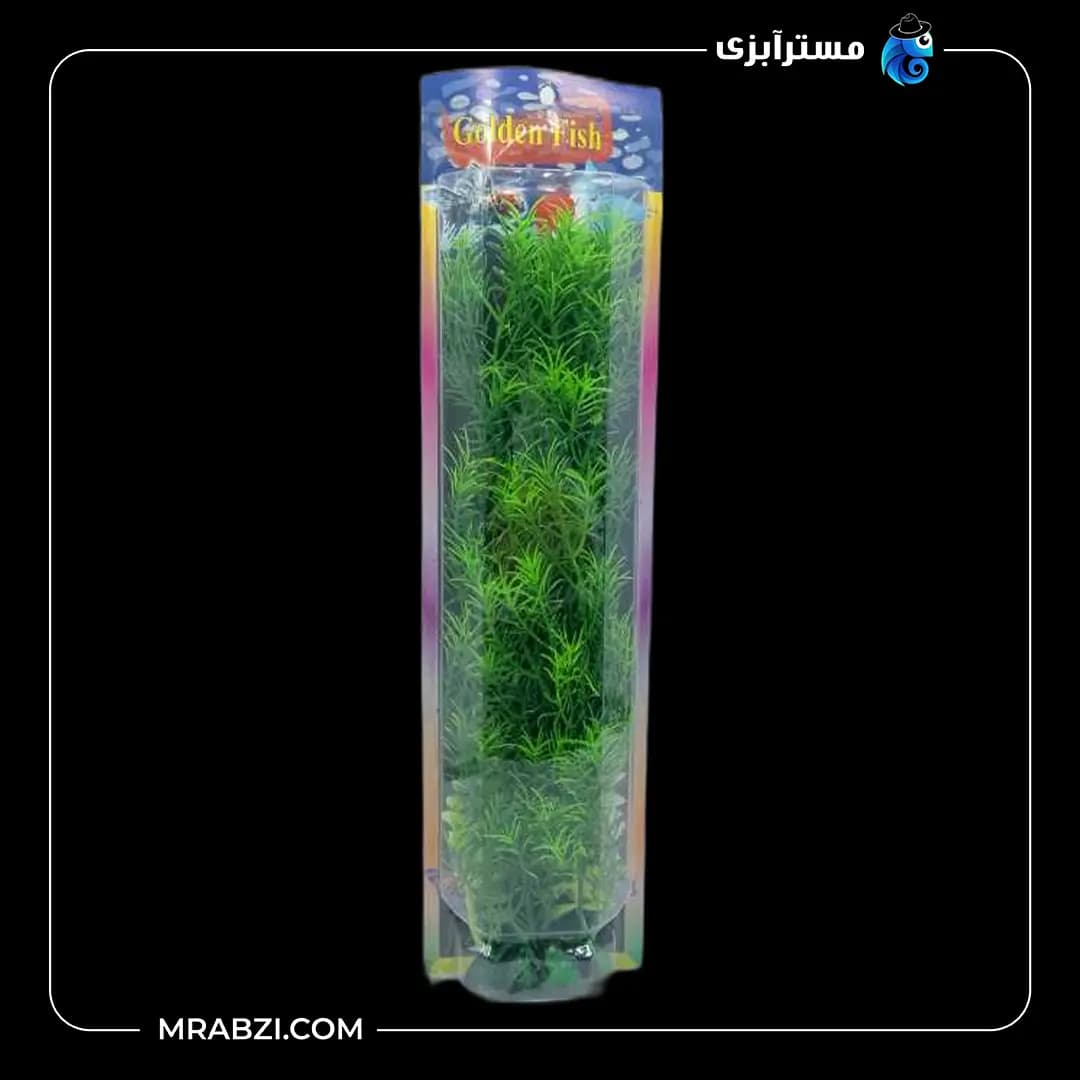 گیاه مصنوعی آکواریوم طرح دم‌اسبی سبز