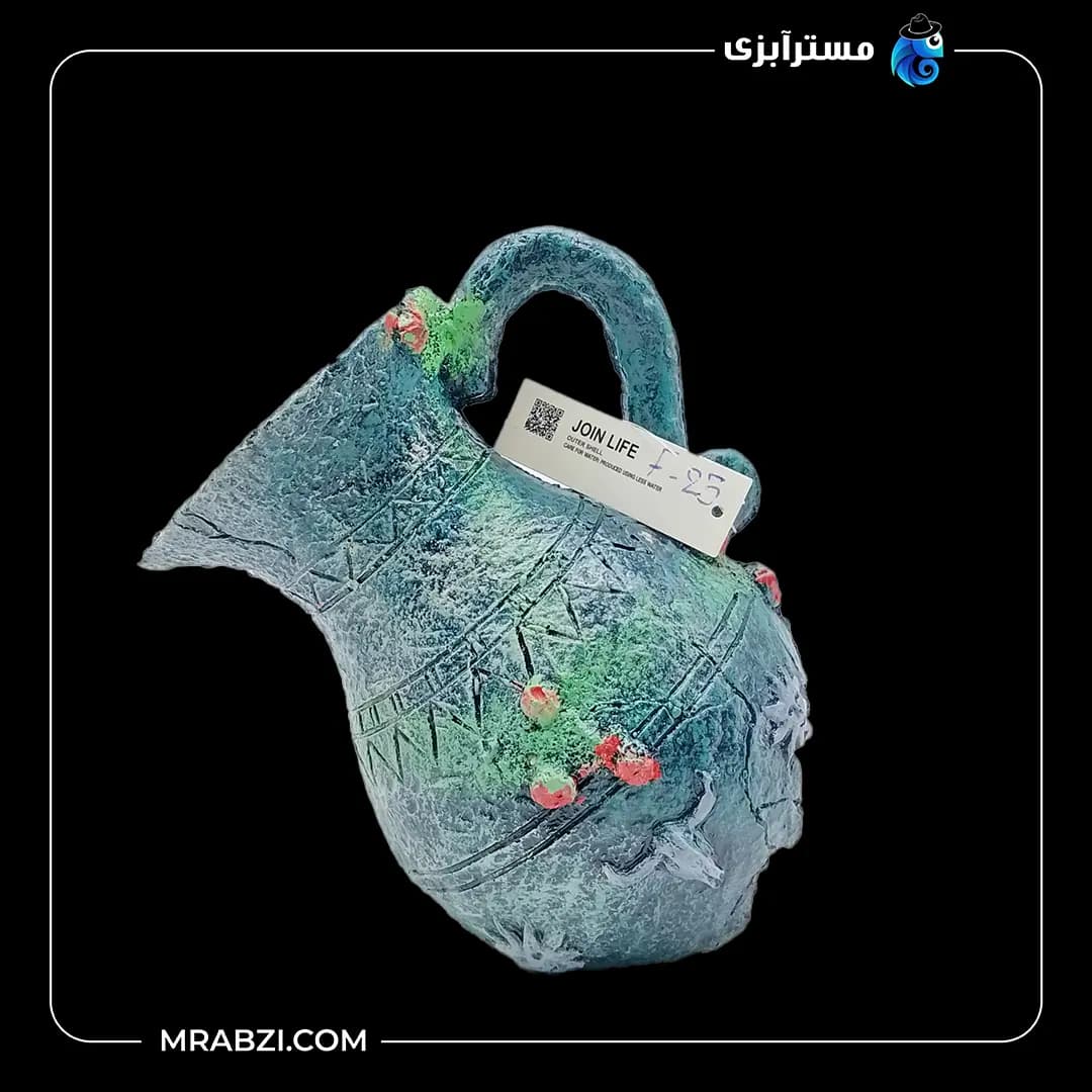 دکور آکواریوم طرح کوزه باستانی مدل F-25 — تصویر ۲