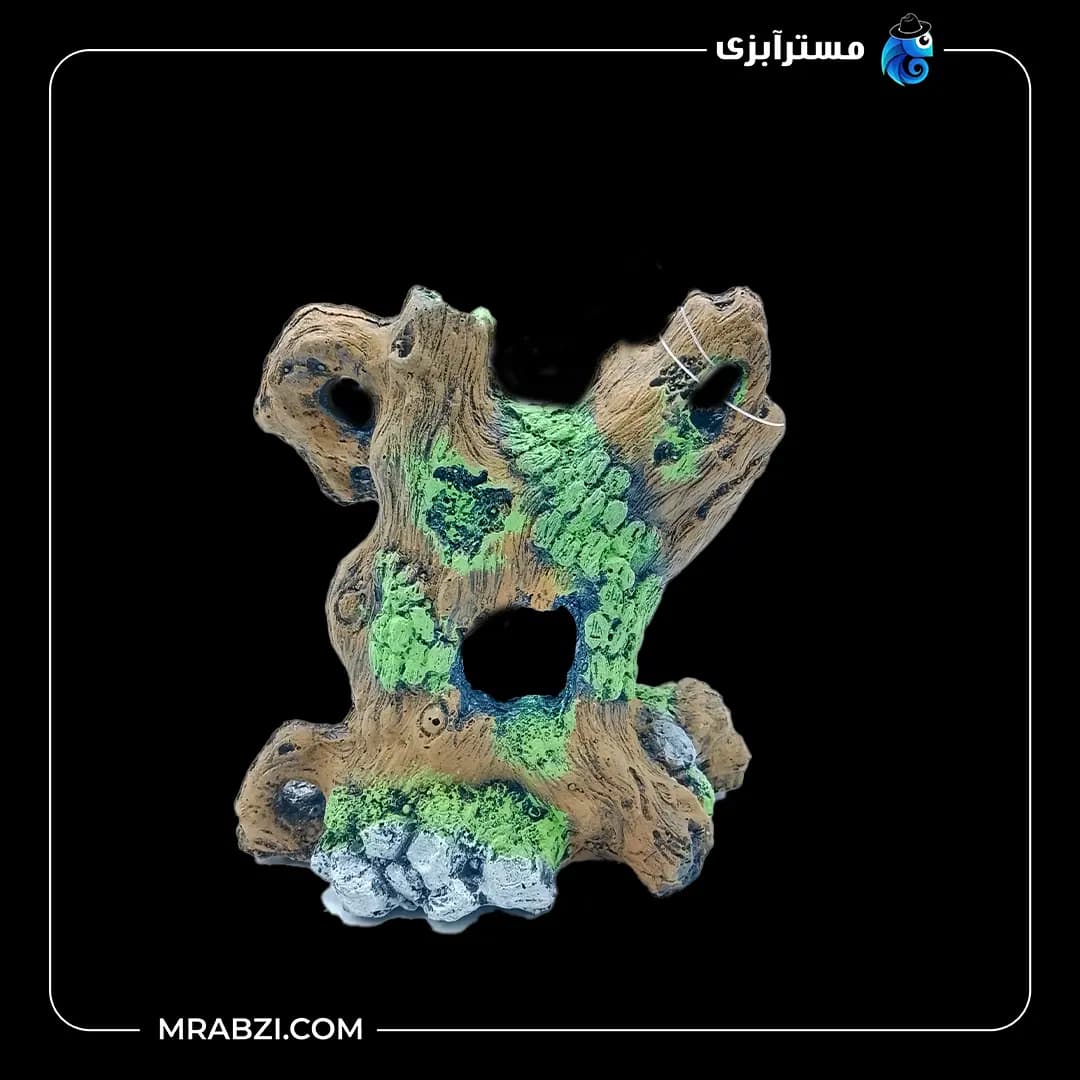 دکور آکواریوم طرح تنه درخت مدل F-29