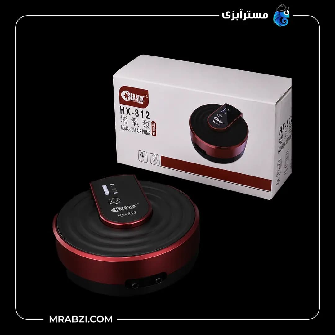 پمپ هوا شارژی آکواریوم سی استار مدل HX-812
