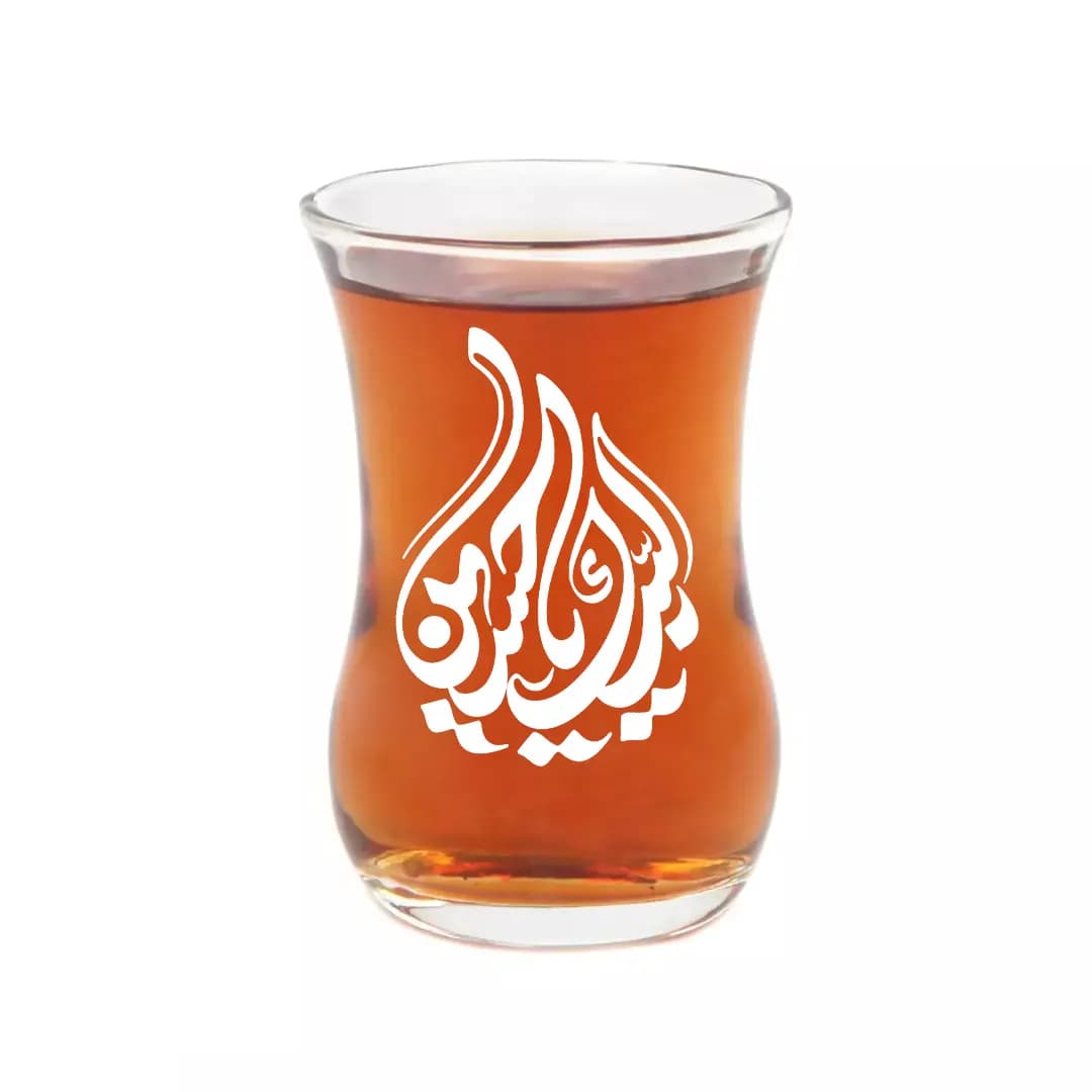 استکان کمر باریک لبیک یا حسین طرح اشک ویژه ایام محرم