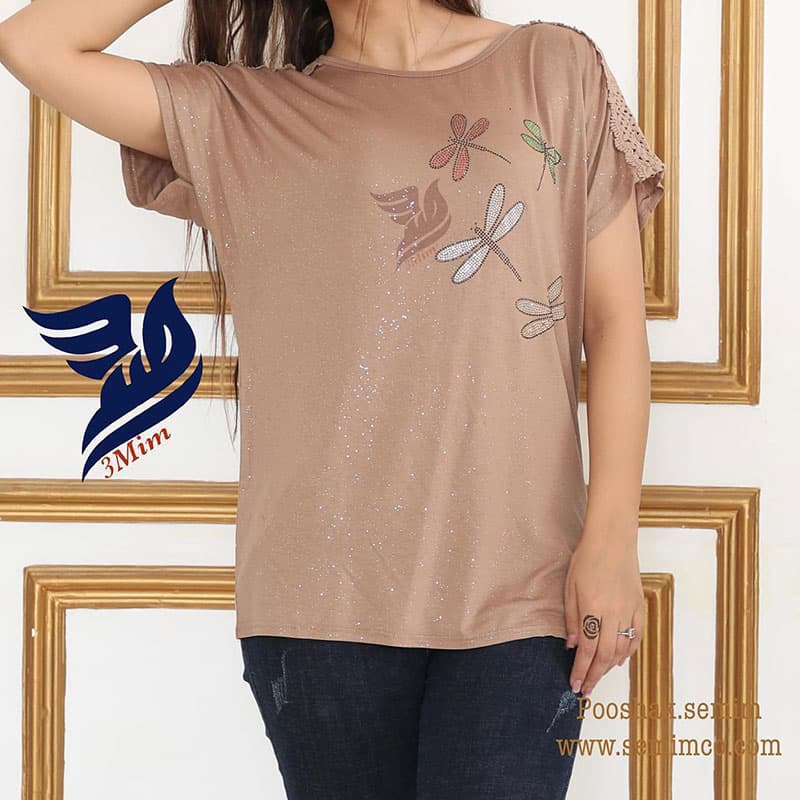 تیشرت لمه / سنگ کریستال
